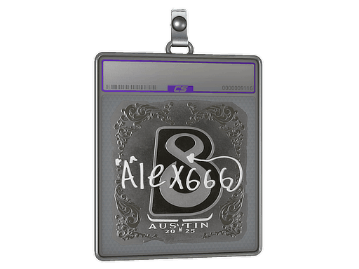 Sticker Slab | alex666 (Foil) | Austin 2025