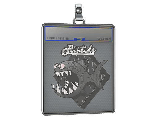 Sticker Slab | Black Jaggyfish