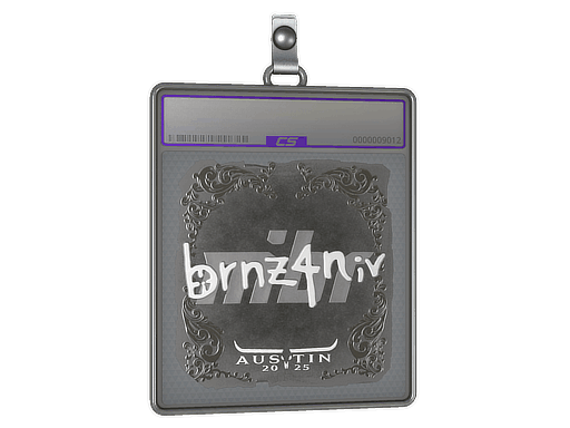 Sticker Slab | brnz4n (Foil) | Austin 2025