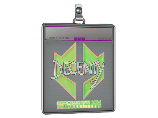 Sticker Slab | decenty (Holo) | Copenhagen 2024