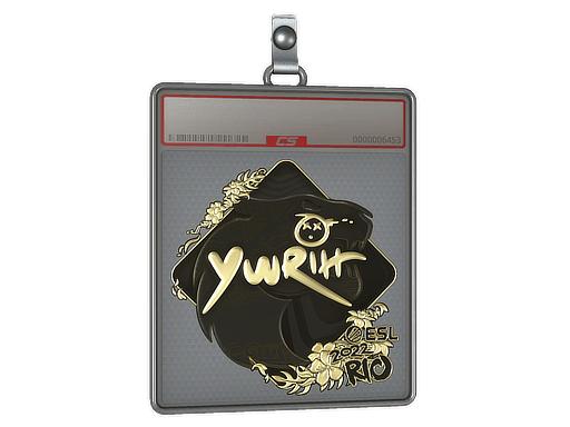 Sticker Slab | yuurih (Gold) | Rio 2022