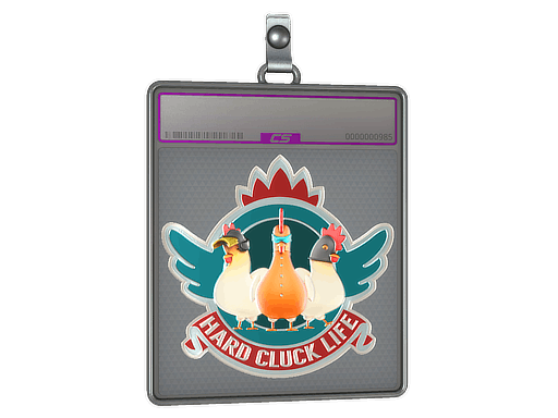 Sticker Slab | Hard Cluck Life (Foil)