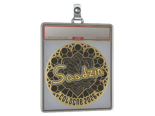 Sticker Slab | saadzin (Gold) | Cologne 2026
