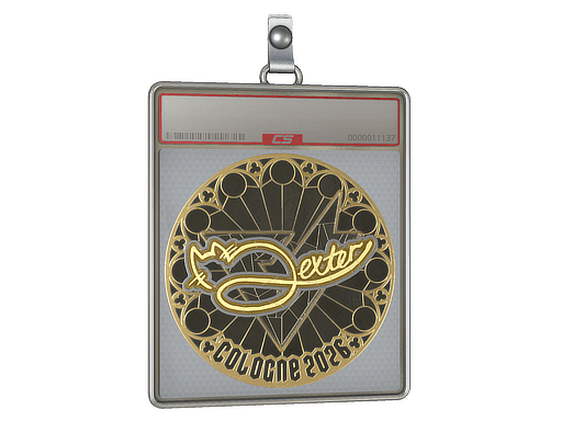 Sticker Slab | dexter (Gold) | Cologne 2026