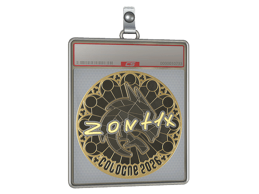 Sticker Slab | zont1x (Gold) | Cologne 2026