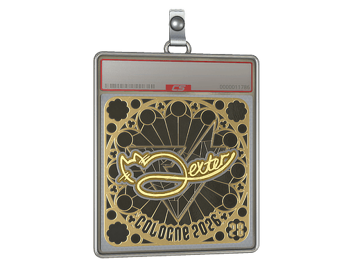 Sticker Slab | dexter (Gold, Ranked) | Cologne 2026