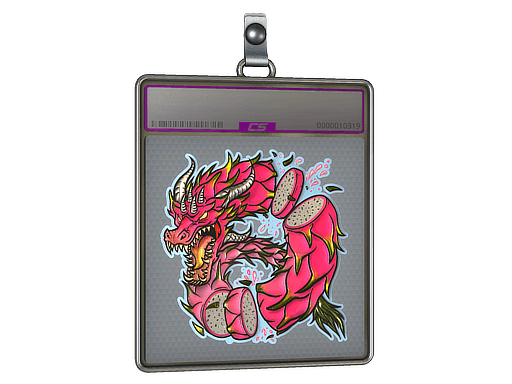 Sticker Slab | Dragon Fruit (Foil)