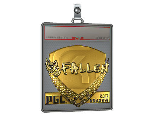 Sticker Slab | FalleN (Gold) | Krakow 2017