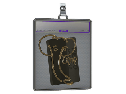 Sticker Slab | Hello UMP-45 (Gold)