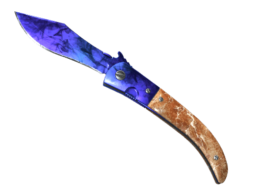 Navaja Knife Doppler Sapphire