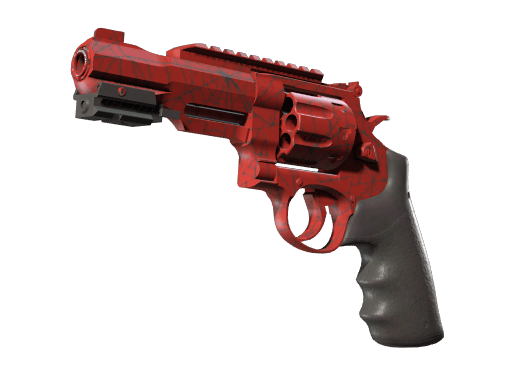 R8 Revolver Crimson Web