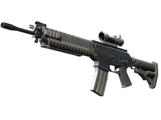 SG 553 Damascus Steel