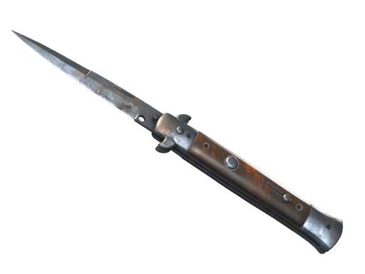 Stiletto Knife Rust Coat