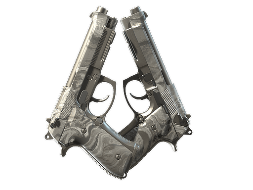 Dual Berettas Silver Pour