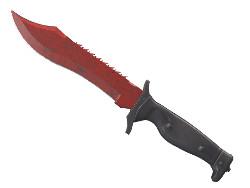Bowie Knife Crimson Web
