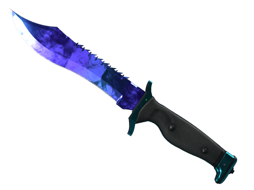 Bowie Knife Doppler Sapphire