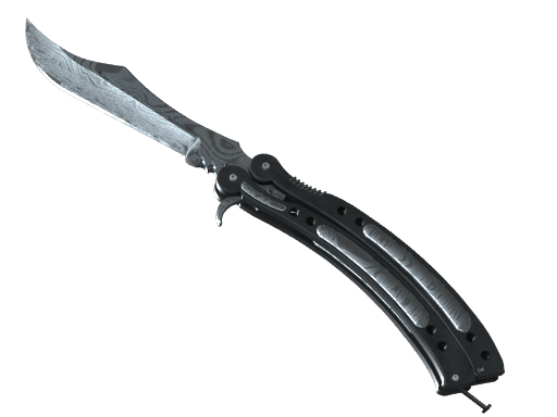 Butterfly Knife Damascus Steel