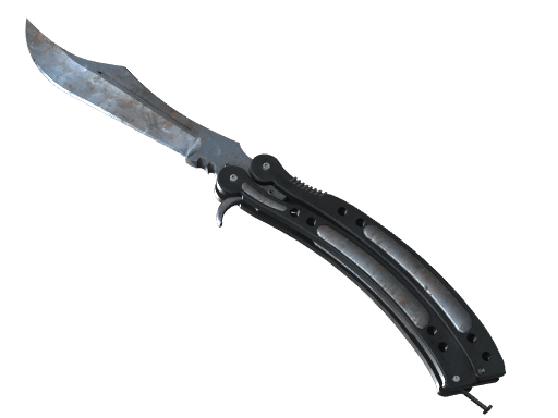 Butterfly Knife Rust Coat