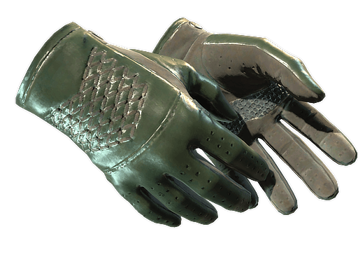 Driver Gloves Racing Green