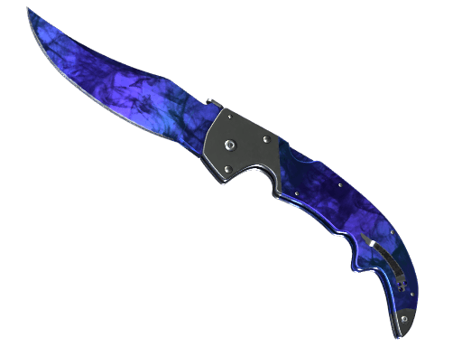 Falchion Knife Doppler Sapphire