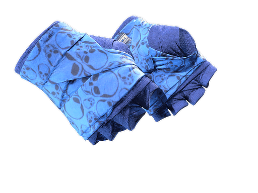 Hand Wraps Cobalt Skulls