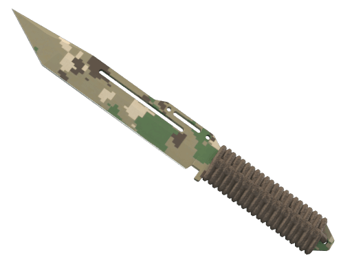 Paracord Knife Forest DDPAT