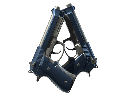 Dual Berettas Anodized Navy