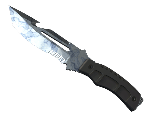 Survival Knife Stained